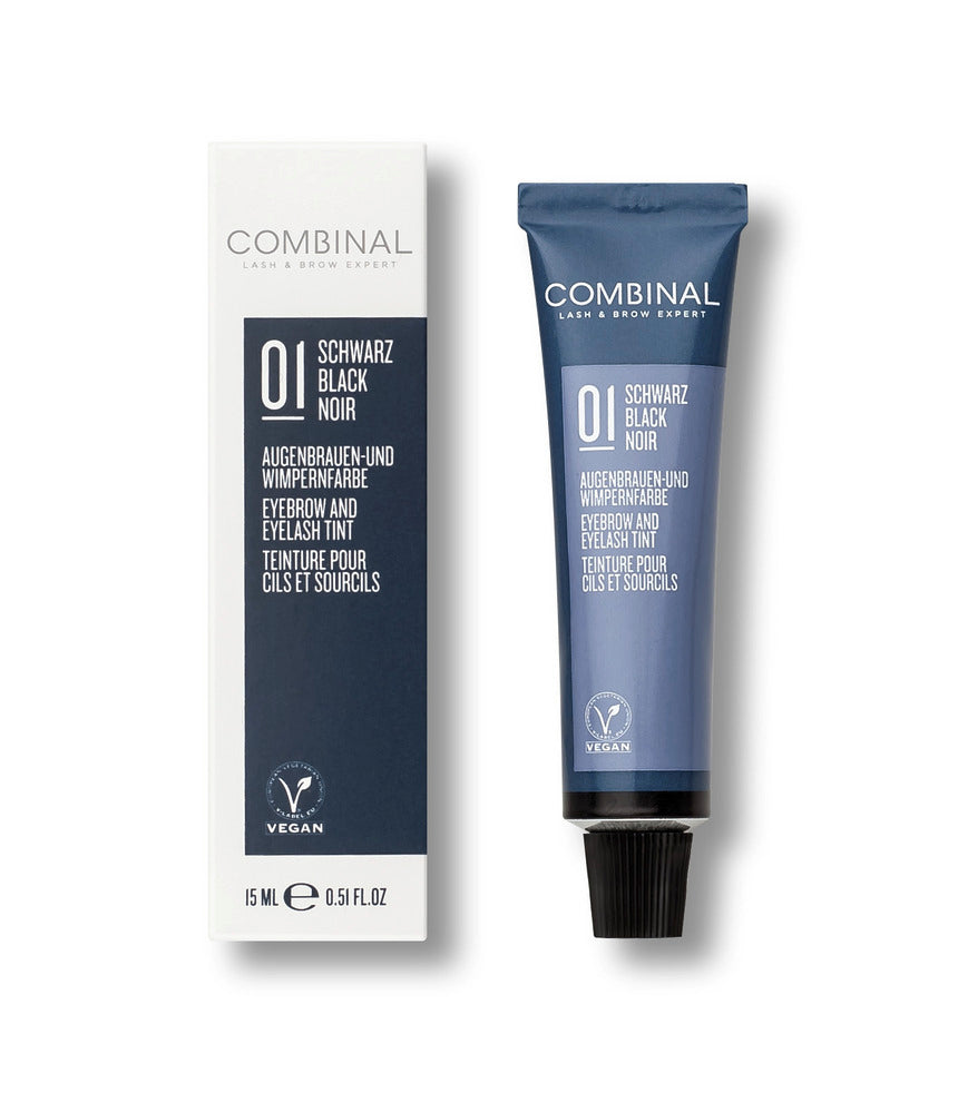 Teinture pour Cils et Sourcils Coloris Noir 15 ml COMBINAL