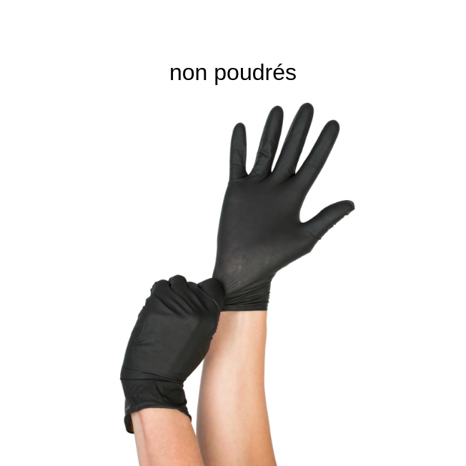 Gants nitrile super black