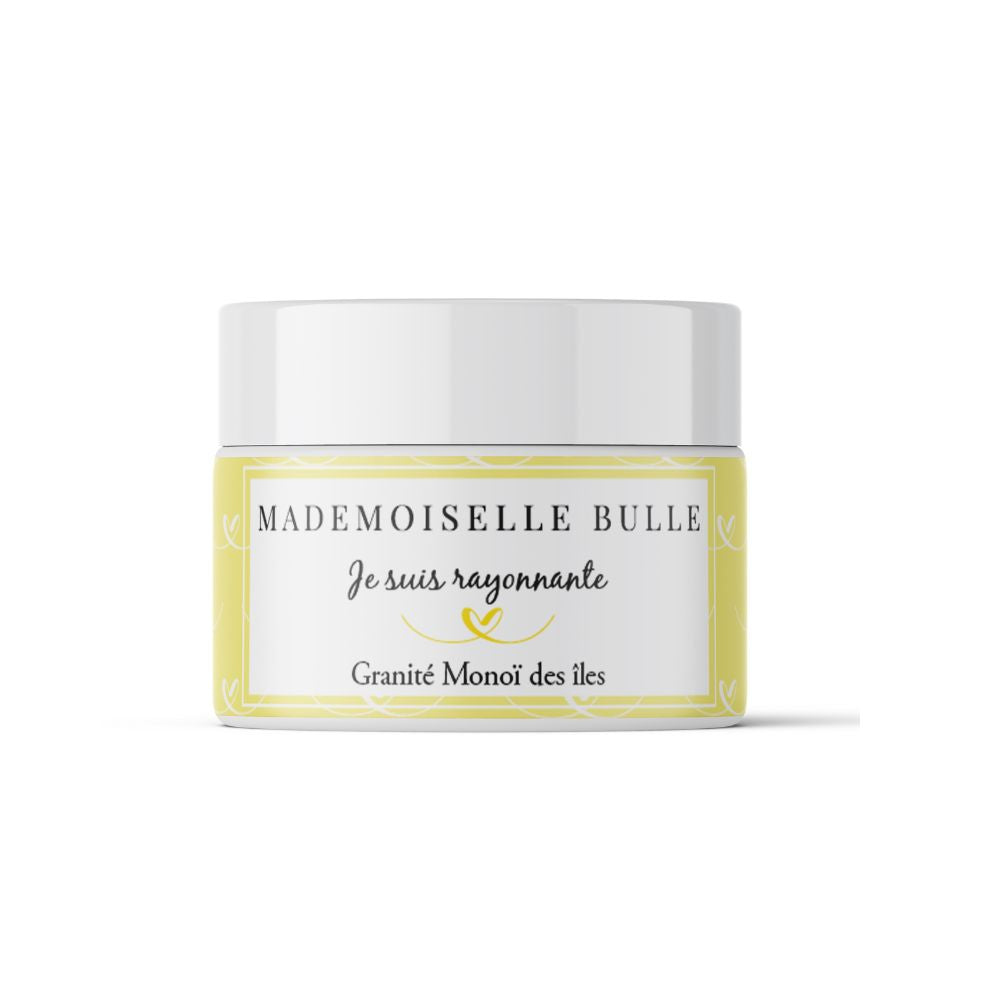 Mademoiselle Bulle - je suis rayonnante Granité exfoliant Monoï des iles