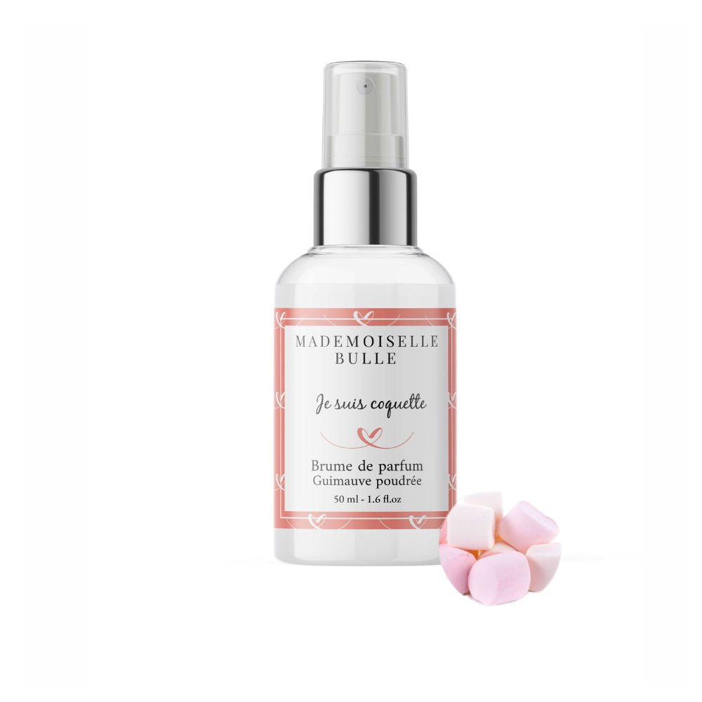 Mademoiselle Bulle - Je suis coquette Brume guimauve poudrée Flacon spray 50 ml