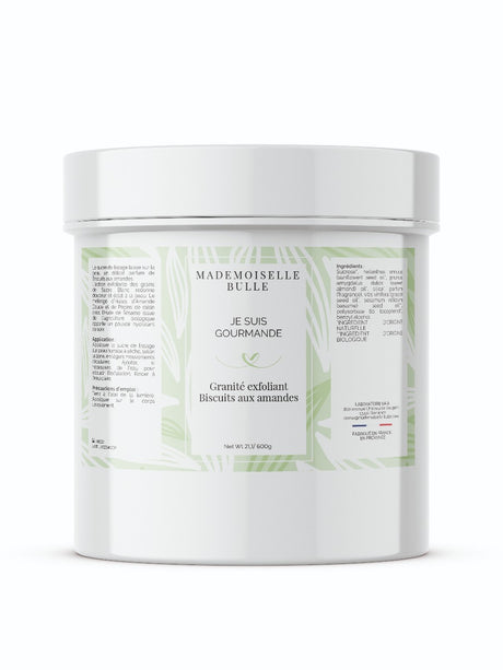 Mademoiselle Bulle Je suis gourmande granité exfoliant biscuit aux amandes Pot 600 g