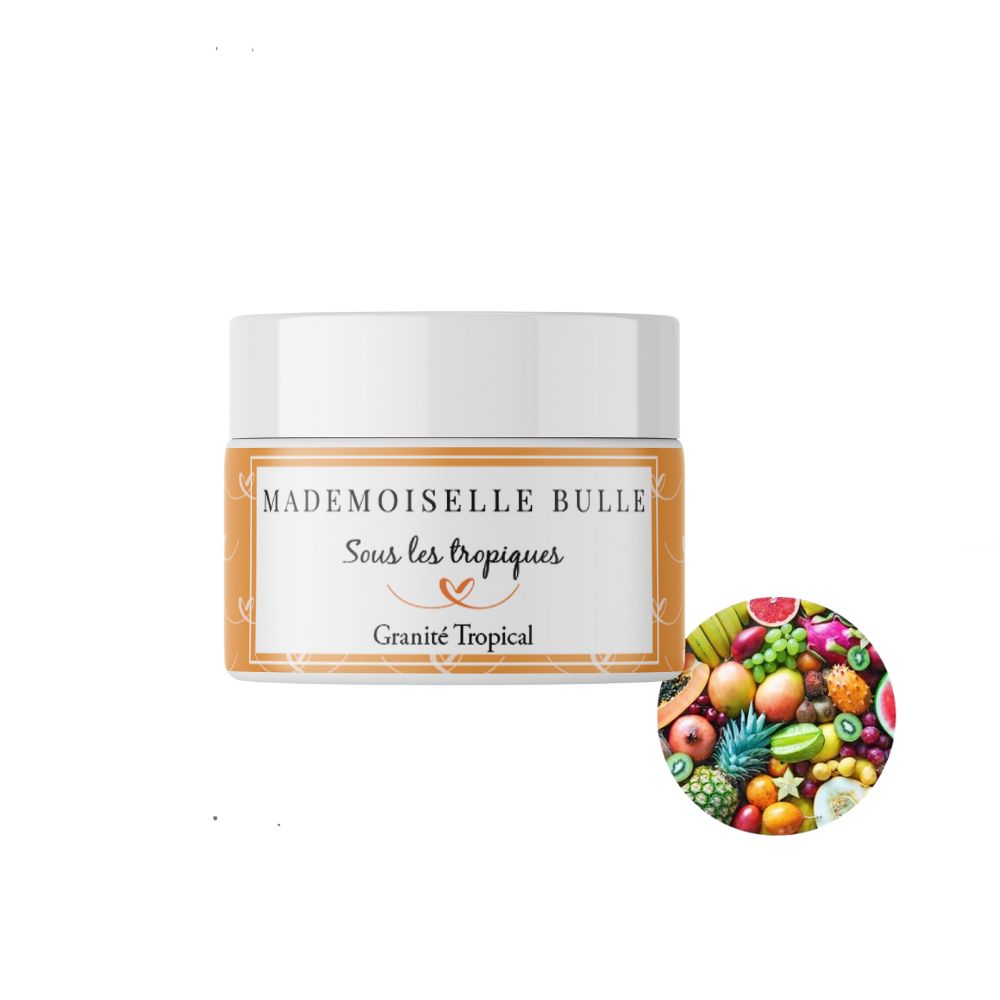 Mademoiselle Bulle Je suis sous les tropiques granité exfoliant tropicale
