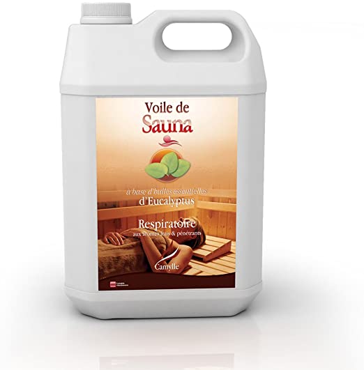 Voile de Sauna à base d'Huiles Essentielles d'Eucalyptus 5 L - CAMYLLE