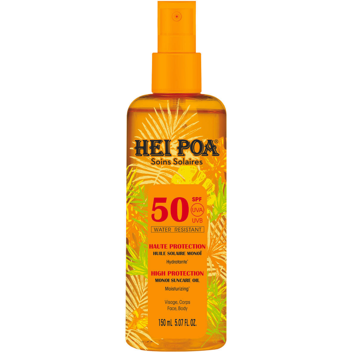 Huile sèche indice 50 Hei Poa 150 ml