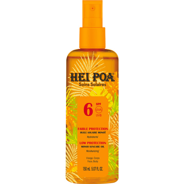 Huile protectrice spf6 Hei Poa 100 ml
