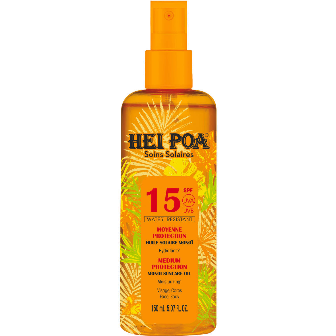 Huile sèche indice 15 Hei Poa 150 ml