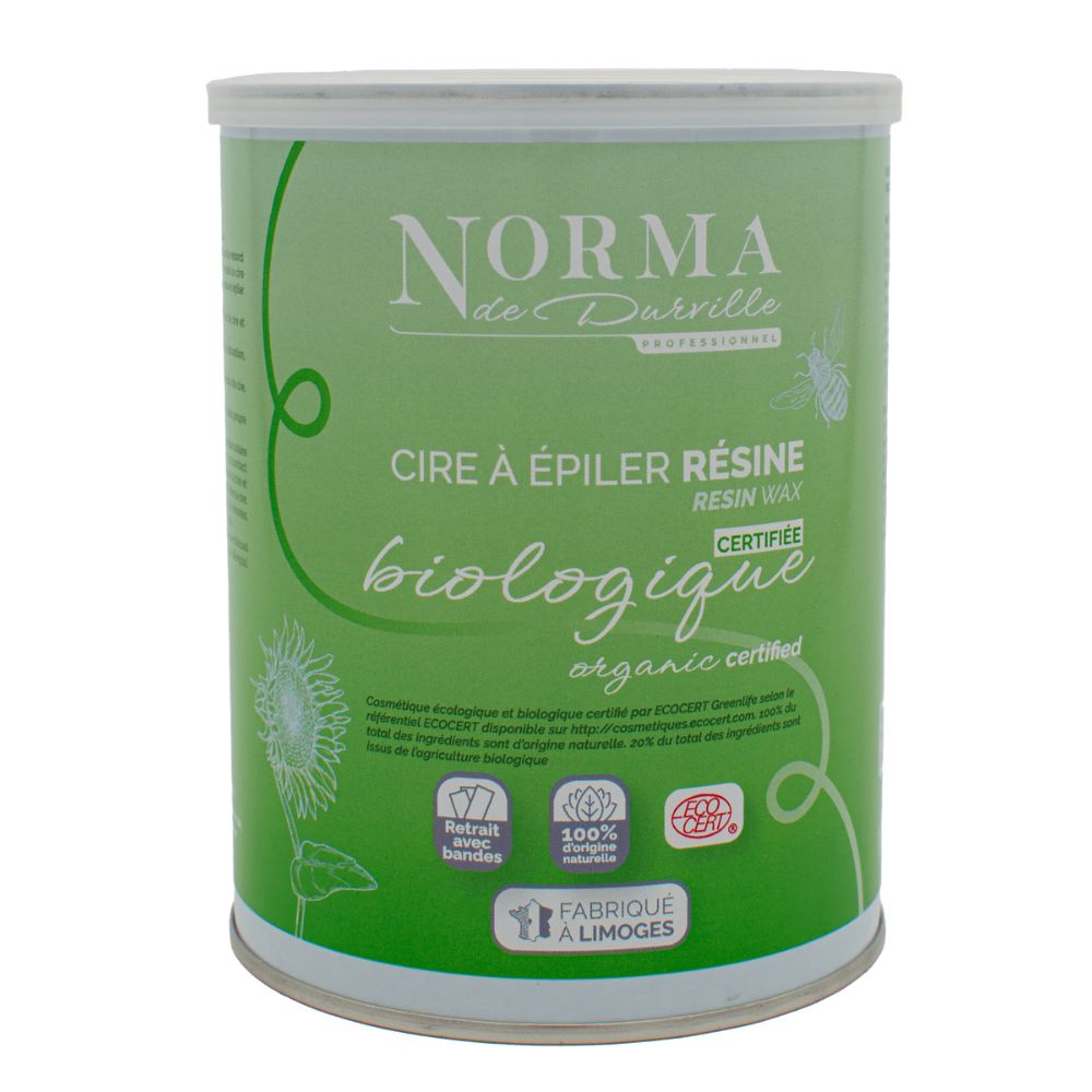 Cire à Épiler Résine BIO 800 ml NORMA DE DURVILLE