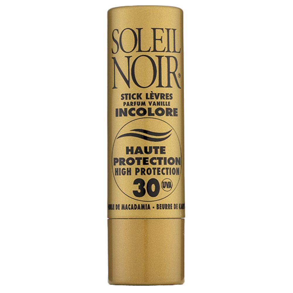 Stick à Lèvres Incolore IP 30 Haute Protection 4 g SOLEIL NOIR