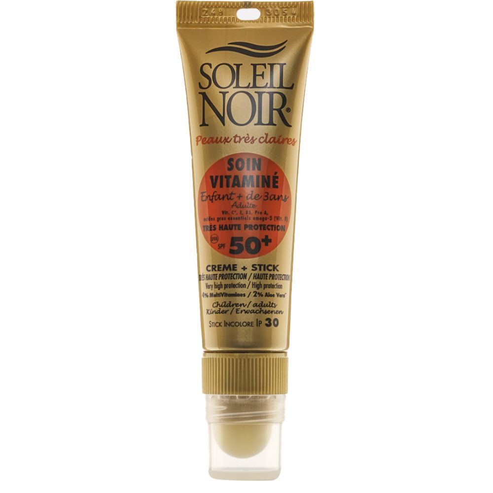Combi 50+ et Stick IP30 Très Haute Protection 20+2 ml SOLEIL NOIR