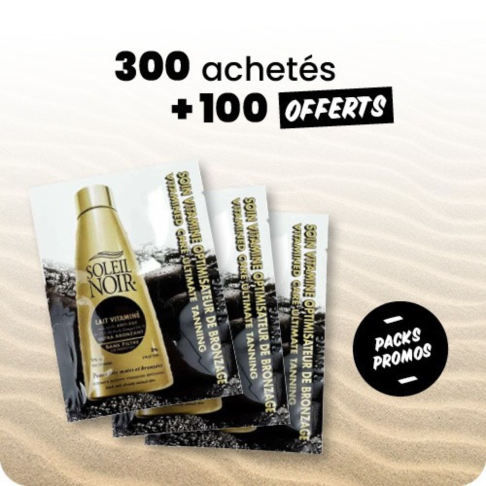 Lait Vitaminé Sans Filtre Ultra Bronzant 12 ml SOLEIL NOIR