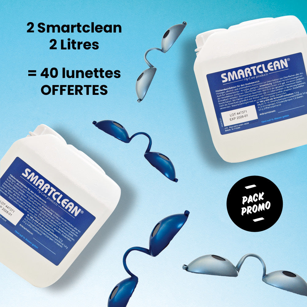 Pack Smartclean Nettoyant Plexiglas 2000 ml