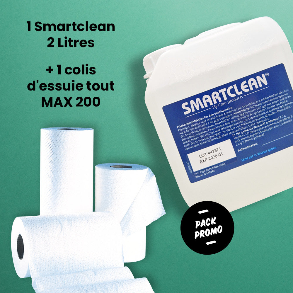 Pack Smartclean Nettoyant Plexiglas 2000 ml