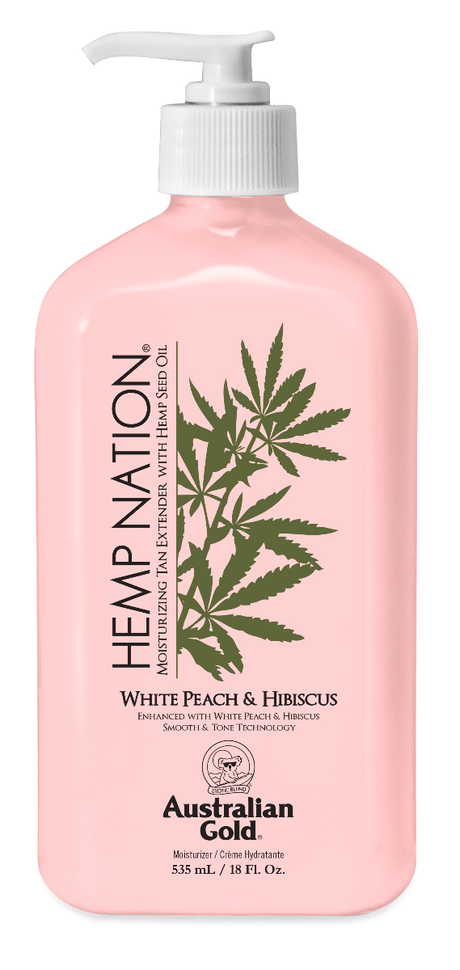 Lait Hydratant Hemp Nation White Peach 535 ml - AUSTRALIAN GOLD