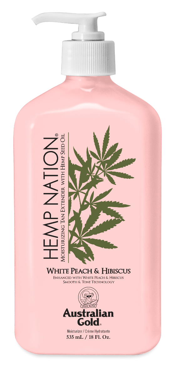 Lait Hydratant Hemp Nation White Peach 535 ml - AUSTRALIAN GOLD
