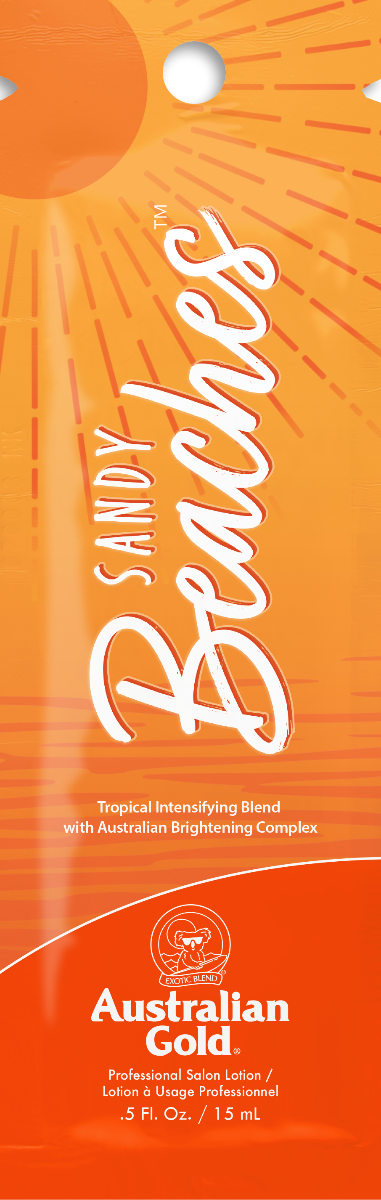 Lotion de bronzage Sandy Beaches (10 x 15 ml) AUSTRALIAN GOLD