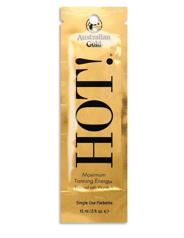 Lotion de Bronzage Hot ! (10 x 15 ml) AUSTRALIAN GOLD