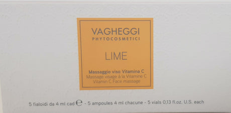 Massage du visage Vitamine C Lime 5 x 4 ml VAGHEGGI