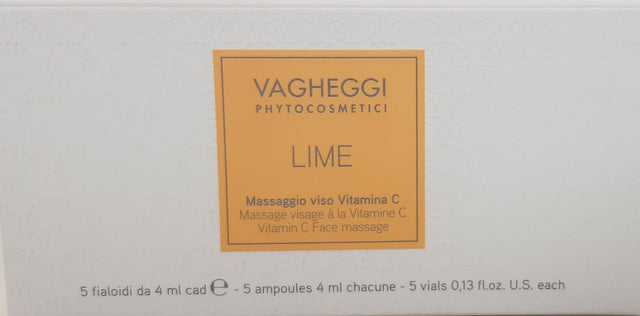 Massage du visage Vitamine C Lime 5 x 4 ml VAGHEGGI