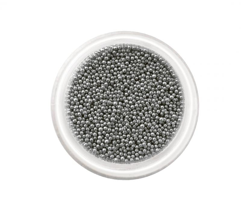 Pot de mini perles Argent 3 g BEAUTY NAILS