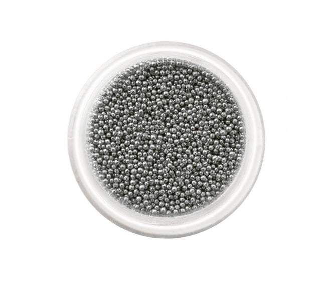 Pot de mini perles Argent 3 g BEAUTY NAILS