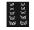 Plaquette de motifs "French Nail" Sticker BEAUTY NAILS