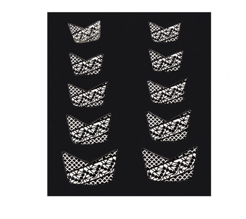 Plaquette de motifs "French Nail" Sticker BEAUTY NAILS