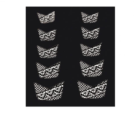 Plaquette de motifs "French Nail" Sticker BEAUTY NAILS