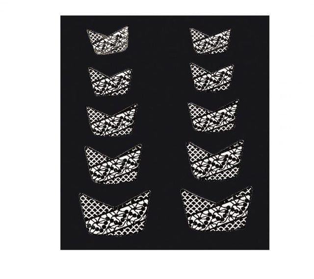 Plaquette de motifs "French Nail" Sticker BEAUTY NAILS