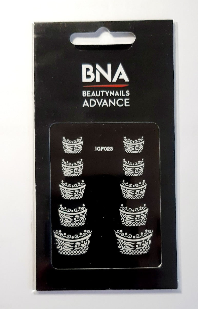 Plaquette de motifs "French Nail" Sticker BEAUTY NAILS