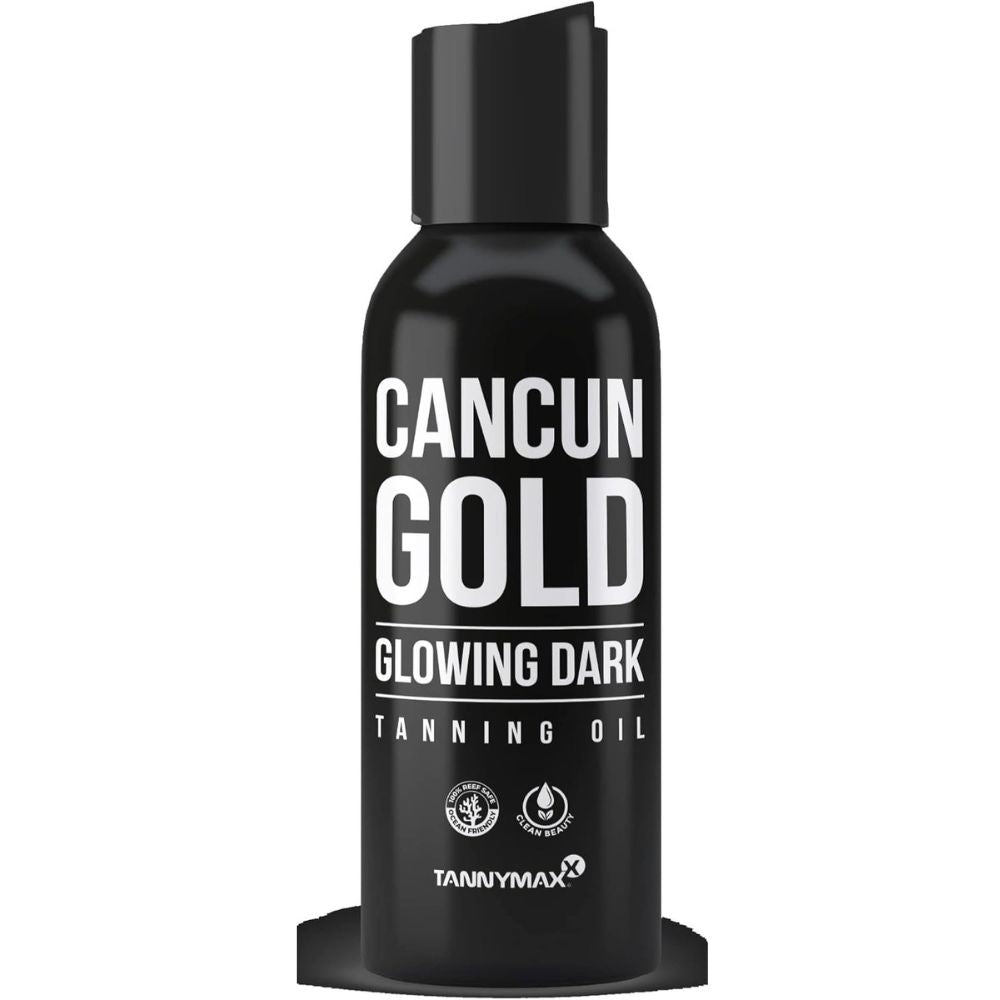 Cancun gold glowing dark Tanning Oil Lotion 150 ml TANNYMAXX
