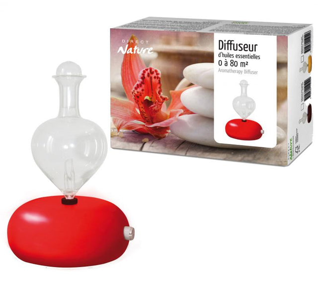 Diffuseur Galéa rouge vif laqué brillant DIRECT NATURE