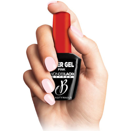 Fiber Gel Rose Wonderlack Extrem 12 ml - BEAUTY NAILS
