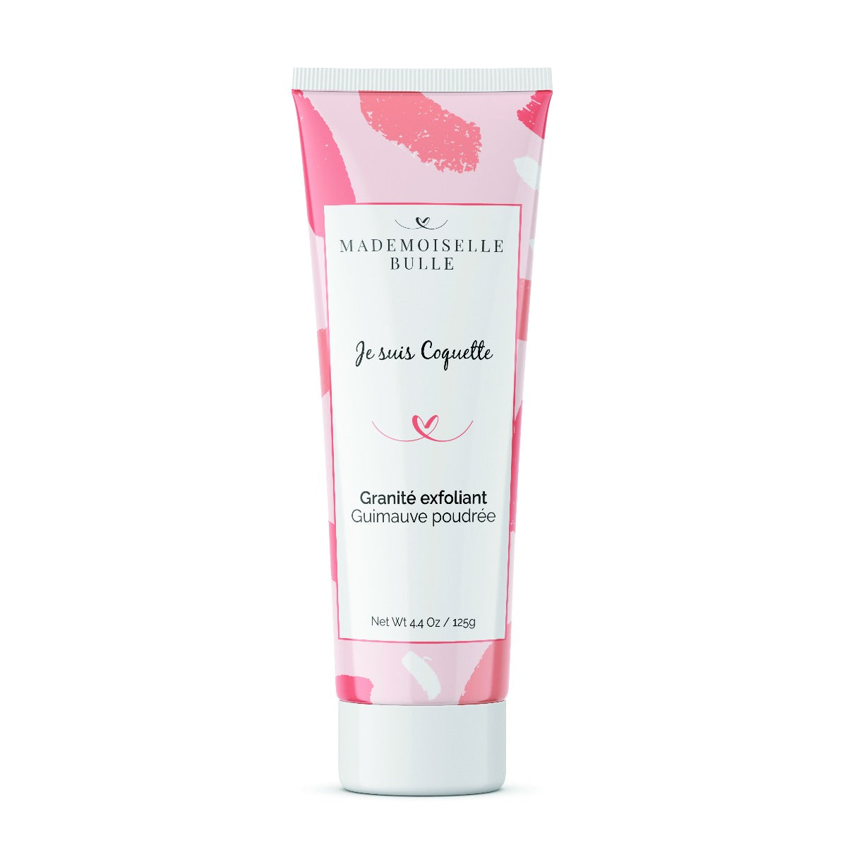 Mademoiselle bulle je suis coquette Granité exfoliant guimauve poudrée Tube 125 g
