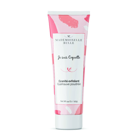 Mademoiselle bulle je suis coquette Granité exfoliant guimauve poudrée Tube 125 g