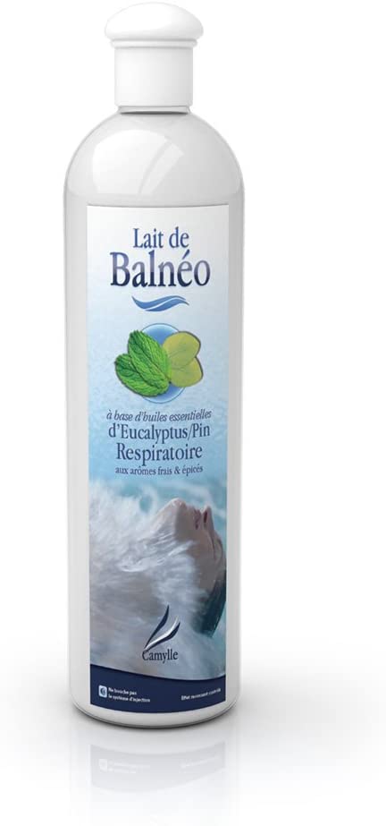 Lait de balnéo Respiratoire Huiles essentielles d'eucalyptus CAMYLLE