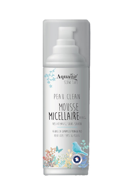 Mousse Micellaire - 150 ml - Nettoyant sans savon Peau Clean AQUATEAL