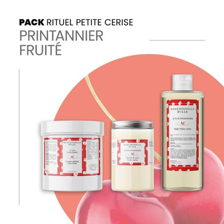 Mademoiselle Bulle Pack Rituel Gourmand Petite Cerise - 3 Produits