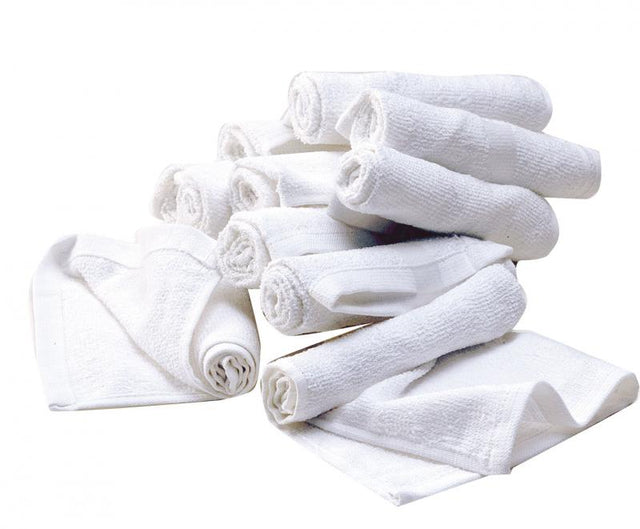 Serviettes 30 x 30 cm Coloris Blanc KODEV Colis de 10