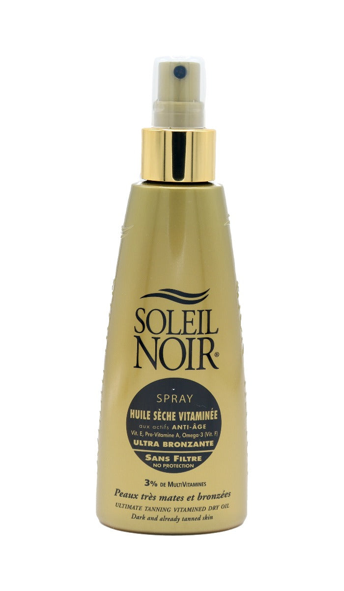 Spray Huile Sèche Vitaminée Sans Filtre Ultra Bronzante 150 ml SOLEIL NOIR