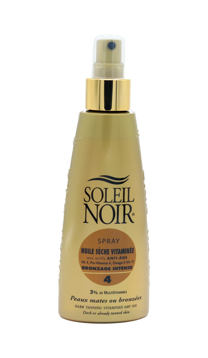 Spray Huile Sèche Vitaminée 4 Bronzage Intense 150 ml SOLEIL NOIR