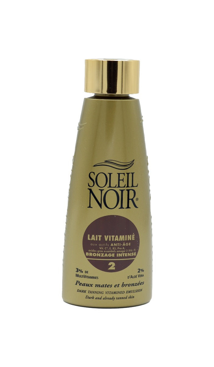 Lait Vitaminé 2 Bronzage Intense 150 ml SOLEIL NOIR