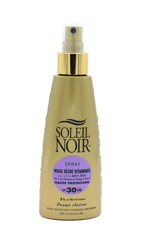 Spray Huile Sèche Vitaminée 30 Haute Protection 150 ml SOLEIL NOIR