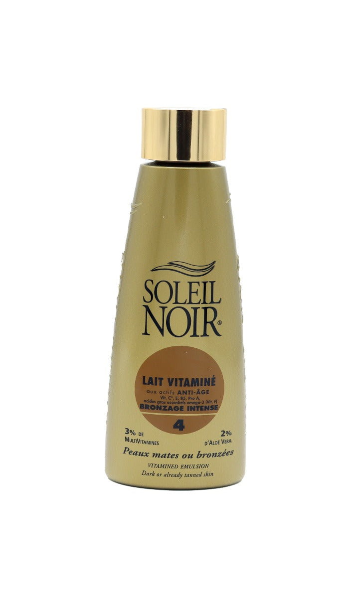 Lait Vitaminé 4 Bronzage Intense 150 ml SOLEIL NOIR