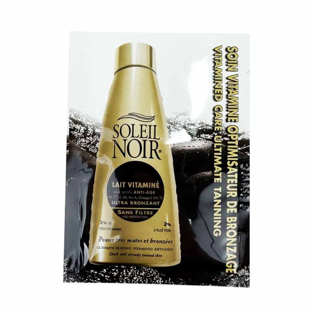 Lait Vitaminé Sans Filtre Ultra Bronzant 12 ml SOLEIL NOIR