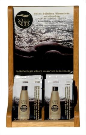 Présentoir de 100 Sachets Lait Vitaminé Sans Filtre Ultra Bronzant SOLEIL NOIR