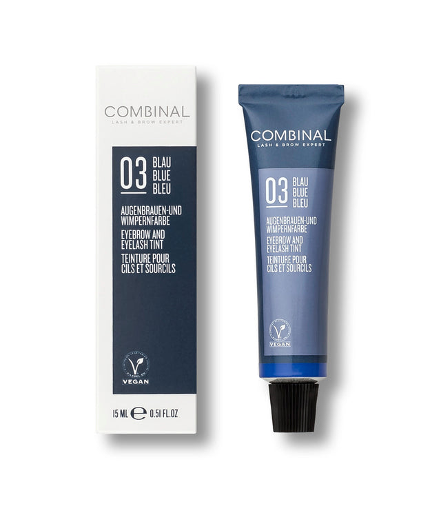 Teinture pour Cils et Sourcils Coloris Bleu 15 ml COMBINAL