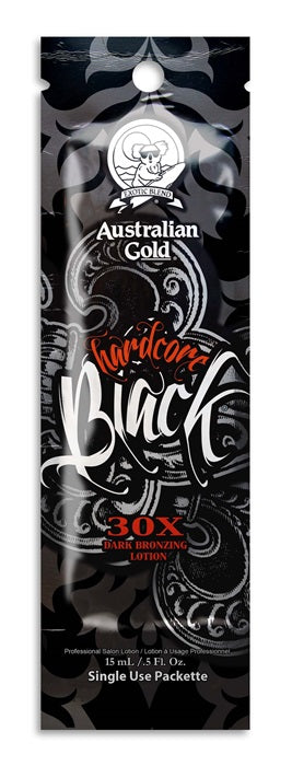 Lotion de Bronzage Hardcore Black (10 x 15 ml)  AUSTRALIAN GOLD