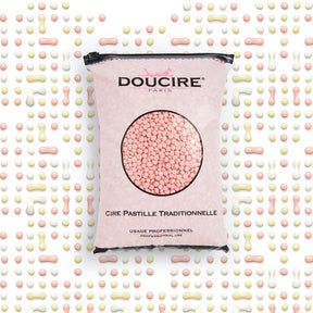 Cire à Épiler Recyclable Rose Pastilles 800grs Doucire
