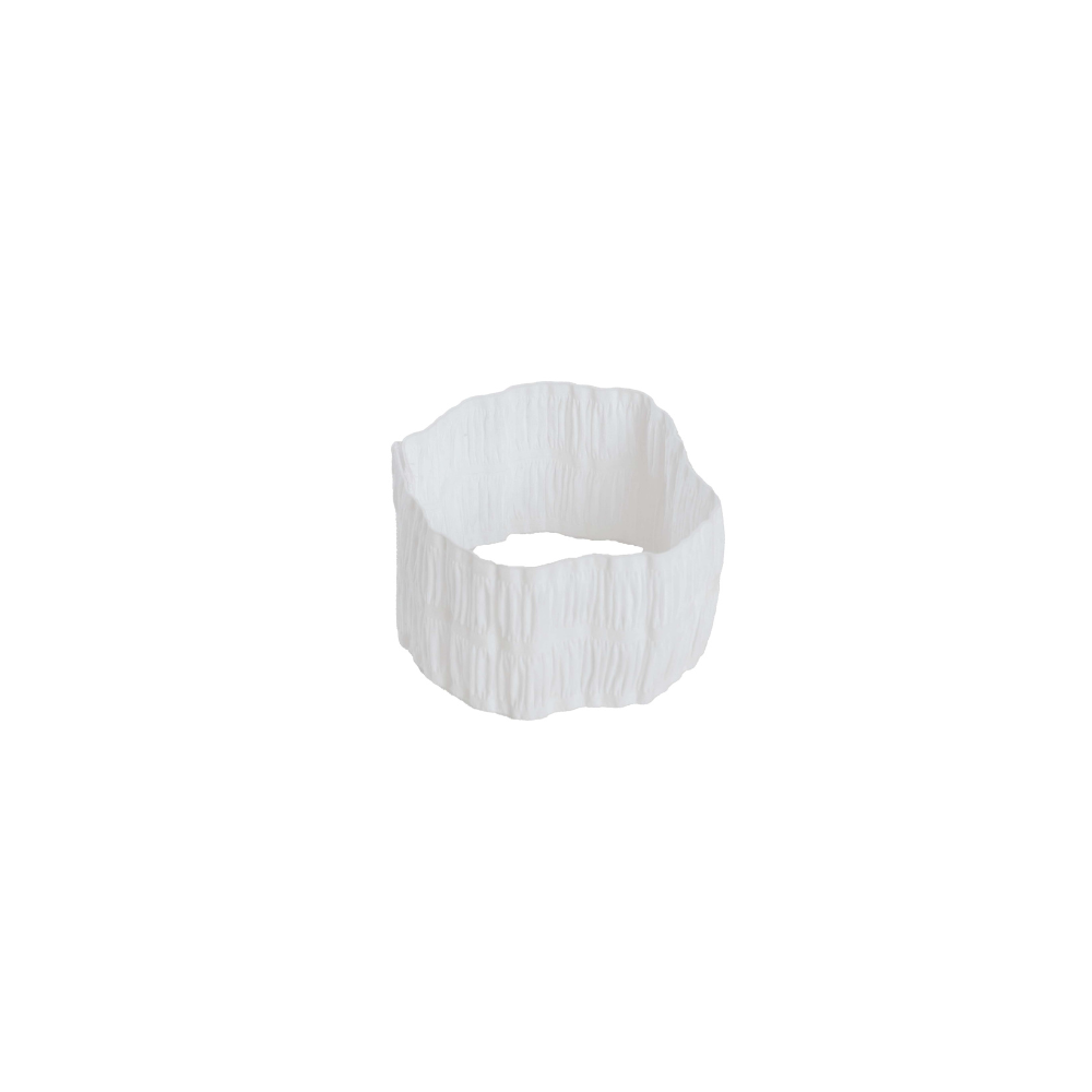 Bandeau élastique froncé velcro