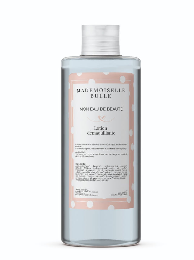 Mademoiselle Bulle - Mon eau de beauté -  Lotion démaquillante Flacon 500 ml